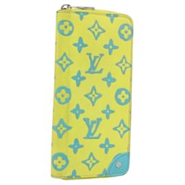 Cartera Vertical Zippy Playground LOUIS VUITTON Amarilla M82005 Auth YKZ1017V