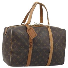 LOUIS VUITTON Borsa Boston Sac Souple 35 Monogram M41626 LV Auth AMZ421