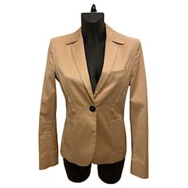 Blazer in cotone beige Gucci