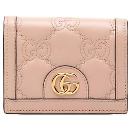 Gucci GG Matelassé Logo gefaltete Brieftasche