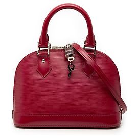 Louis Vuitton Alma BB em Epi rosa