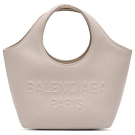 Bolsa Mary Kate XS em couro de bezerro liso marrom Balenciaga