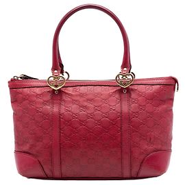 Borsa Tote Lovely Guccissima Rossa Gucci