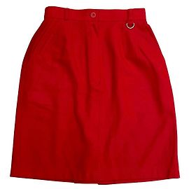 Falda de lana Christian Dior