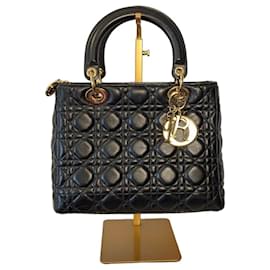 Borsa Lady Dior Dior in pelle nera