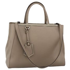 Borsa FENDI To joule in pelle 2 vie beige argento autentica ka3800