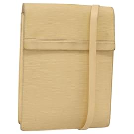 LOUIS VUITTON Borsa a Spalla Epi Ramatuelle Crema Vaniglia M5247A LV Auth BA12007
