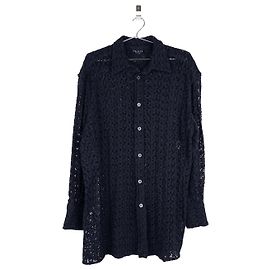 Gucci von Tom Ford SS96 Spitzenhemdkleid mit Knöpfen