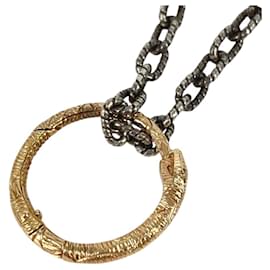 Collana a catena Ouroboros in oro 18K Gucci