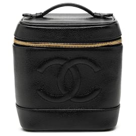 Beauty Case Caviar Nero CC di Chanel
