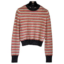 Gestreifter Strickpullover von Chanel