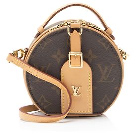 Mini Schultertasche Boite Chapeau aus Monogramm-Canvas von Louis Vuitton
