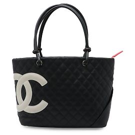 Borsa tote in pelle morbida della linea Cambon di Chanel