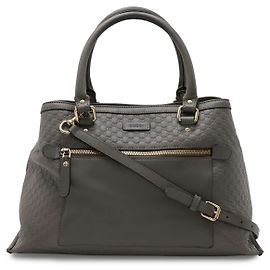 Borsa tote in pelle Microguccissima di Gucci
