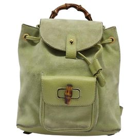 Gucci Gucci bamboo daim mini