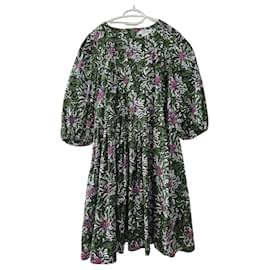 Vestido floral verde Max Mara
