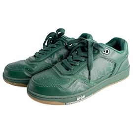 Sneakers Obliqui in Pelle B27 38 Verde - Dior