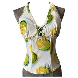Corsé Bustier con Estampado de Limón Christian Dior