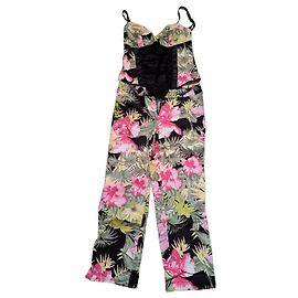 Autre Marque Apart Floral Cropped Pants Cotton