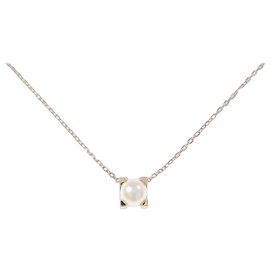 Colar C de Cartier 750 em ouro rosa