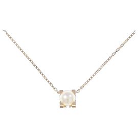 Colar C de Cartier em ouro rosa 750