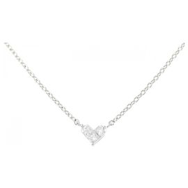 Autre Marque Collar Mysterious Heart de Platino y Diamante Star Jewelry
