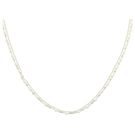 Collier 2 en 1 en perles d'eau douce Au750 - Autre Marque