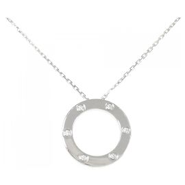 Collana Cartier LOVE 750 Oro bianco e Diamante