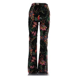 Paco Rabanne Calça estampada de flores