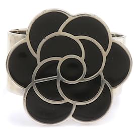 Chanel Armreif in Schwarz und Silber