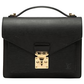 Louis Vuitton Black Epi Monceau 28