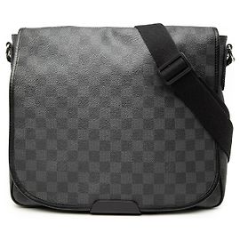 Louis Vuitton Black Damier Graphite Daniel MM