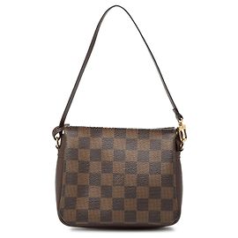 Trousse Pochette Damier Ebene Marrone Louis Vuitton