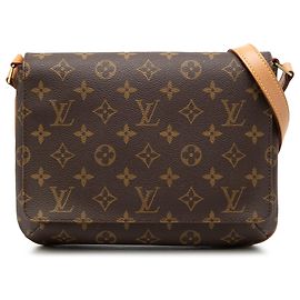 Louis Vuitton Musette Tango Monogram Marrone con Manico Corto