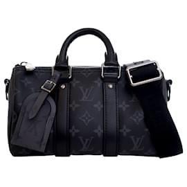 Louis Vuitton Keepall Bandoulière 25 Monogram Eclipse Reverse Nero