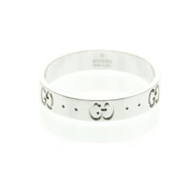 Gucci Icon 18K Weißgold Bandring