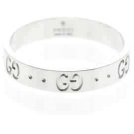 Gucci Icon 18K Weißgold Bandring