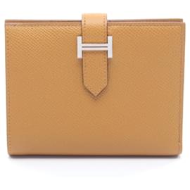 Billetera compacta Bearn de doble pliegue Hermès