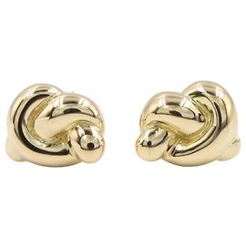 Orecchini a nodo in oro giallo 18K Tiffany & Co.
