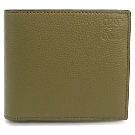 Loewe Bifold Coin Wallet in Khaki