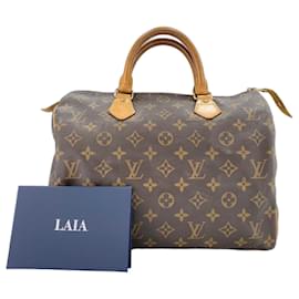 Bolsa de Mão Louis Vuitton Speedy em Canvas Monograma 30