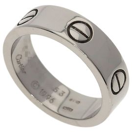Cartier Love Band Ring aus 18K Weißgold