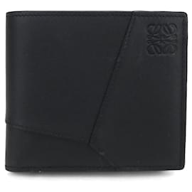 Portafoglio bifold con monete Loewe Puzzle - Nero da uomo
