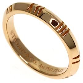 Geschlossene schmale Atlas X Ring aus 18K Roségold von Tiffany & Co.