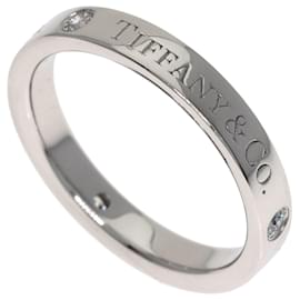 Anillo de diamante de banda plana Tiffany & Co.