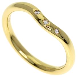 Anel de banda de diamante em ouro amarelo 18K Tiffany & Co.