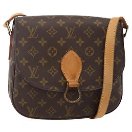 LOUIS VUITTON Bolsa de Ombro Monogram Saint Cloud GM M51242 Auth LV yk20215