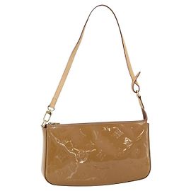 LOUIS VUITTON Pochette Accessori Vernis Dunne M90196 LV Auth 176532A