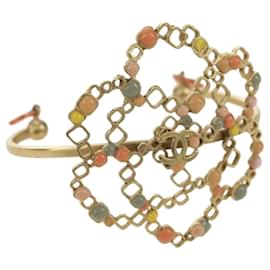 Pulsera de metal dorado COCO Mark CC Auth YKZ1423M - Chanel