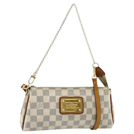 LOUIS VUITTON Borsa a Spalla Damier Azur Eva 2way N55214 LV Auth 176535